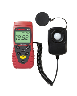 Amprobe LM-100 e LM-120 Luxímetros Digitais