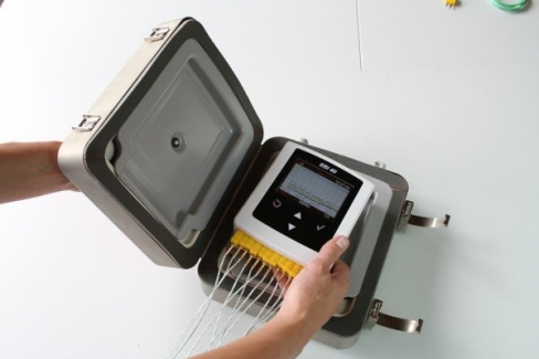 Ebro EBI 40 TC-02 Registador de Termopares K e T de 12 canais com caixa térmica