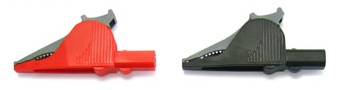 Electro PJP 5066-IEC-x Pinça tipo crocodilo preto e vermelho