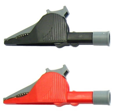 Electro PJP 5066-PROB-x Pinça tipo crocodilo preto e vermelho