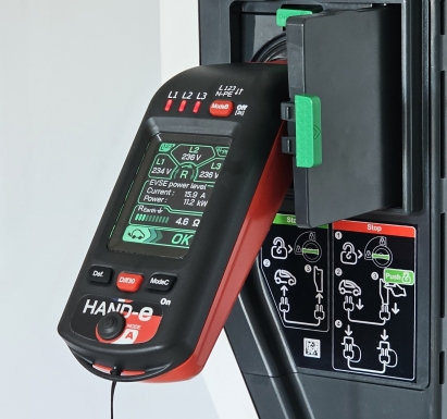 ElectroPJP Hand-e Verificador de Estações de Carregamento de Veículos Eléctricos aplicação 1