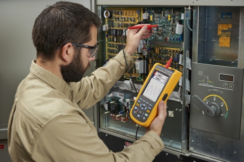 Fluke 125B ScopeMeter aplicação 5