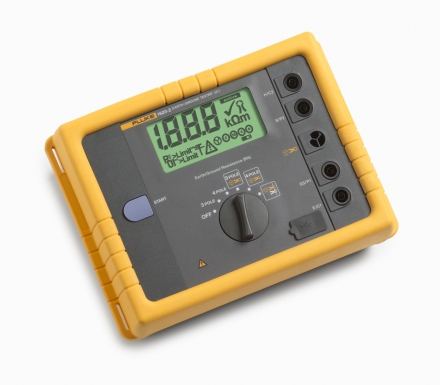 Fluke 1623-2 Medidor de Terras vista frontal inclinado