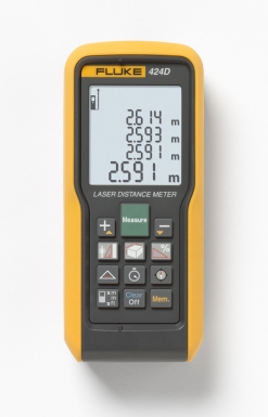 Fluke 424D Medidor de Distancias por Laser vista frontal 2