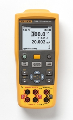 Fluke 712B Calibrador de RTD vista frontal