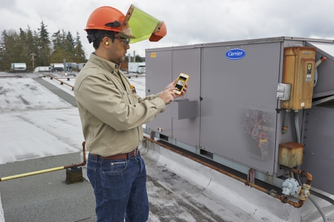 Fluke 902 FC Pinça Amperimétrica AVAC aplicação 1