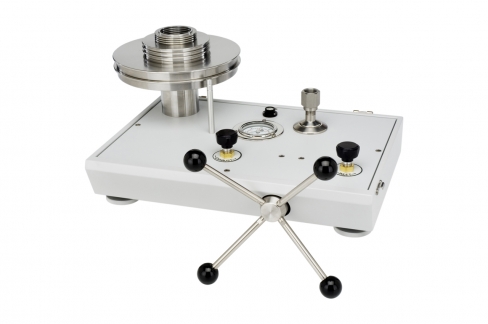 Fluke P3031 Balança de calibração hidráulica vista frontal cima