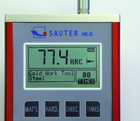 Sauter HK-D Medidor de Dureza Leeb Premium display