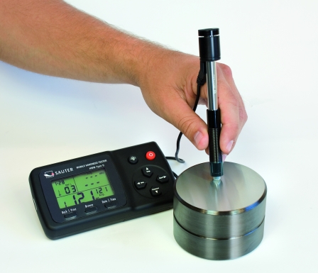 Sauter HMM Medidor de Dureza Leeb avançado aplicação