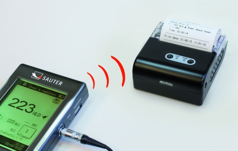 Sauter HMO Medidor de Dureza Avançado impressora sem fios