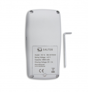 Sauter HO Medidor de Dureza vista traseira