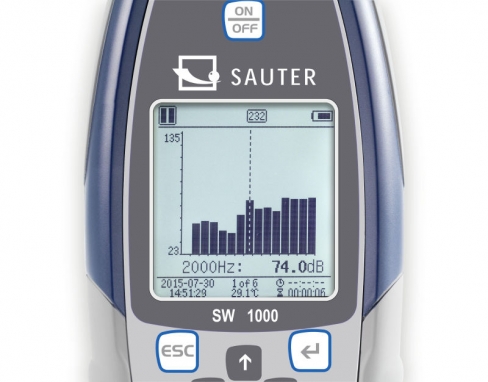 Sauter SW 1000 Sonometro Classe 1 display grafico