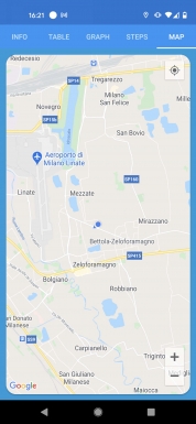 Tecnosoft BlueLOG Registador de Temperatura App BlueLOG Trails com localização