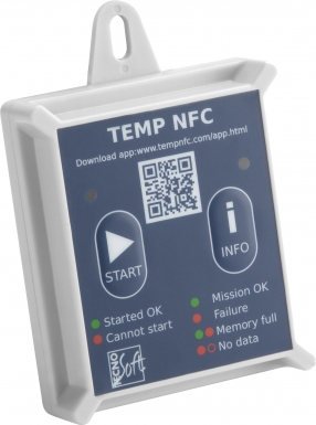 Tecnosoft TempNFC RC Registador de Temperatura sem contacto
